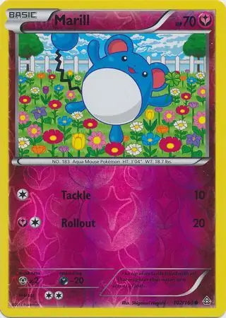 Primal Clash Marill #102/160 reverse holo
